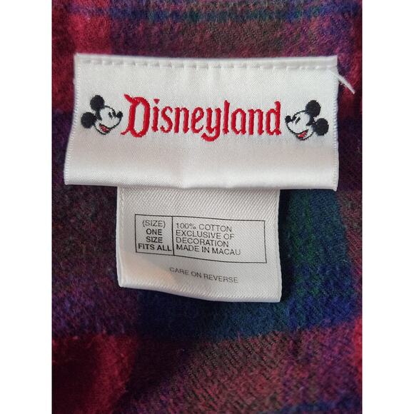 Disney Minnie And Mickey Mouse Night Gown One Size Fits Most flannel V-Neck VTG - Picture 5 of 7